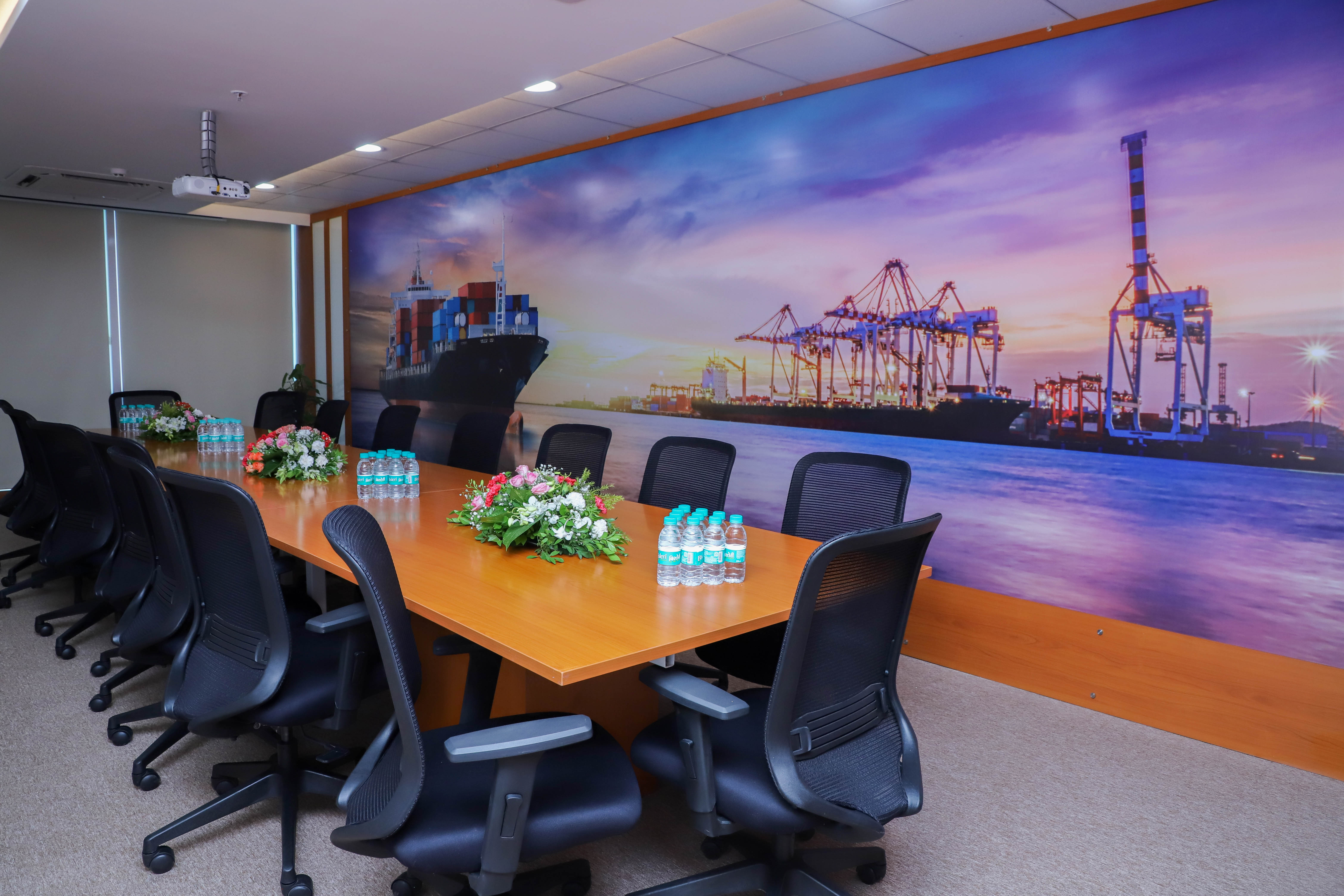 Meeting room at Tricon new India office