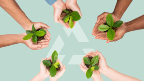 Hands Branded Triangle