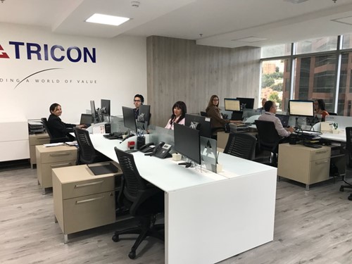 Tricon Energy Colombia new office team at work
