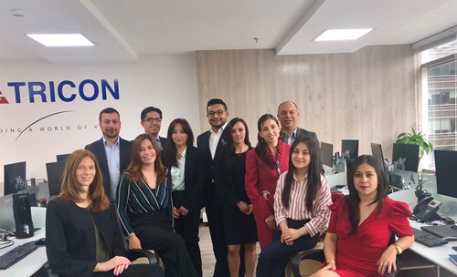 Tricon Energy team photo in new Colombia office